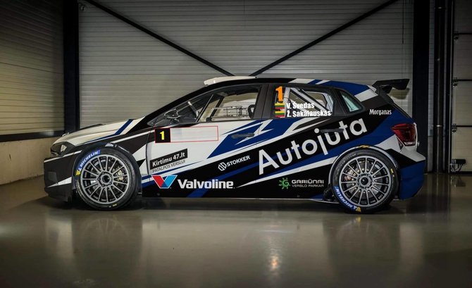 Organizatorių nuotr./Vytauto Švedo „Volkswagen Polo R5“