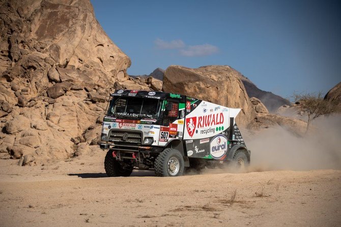 Riwald Dakar Team nuotr./Renault C460 Hybrid Edition – hibridinis sunkvežimis, siekiantis kirsti 2020-ųjų Dakaro finišo liniją