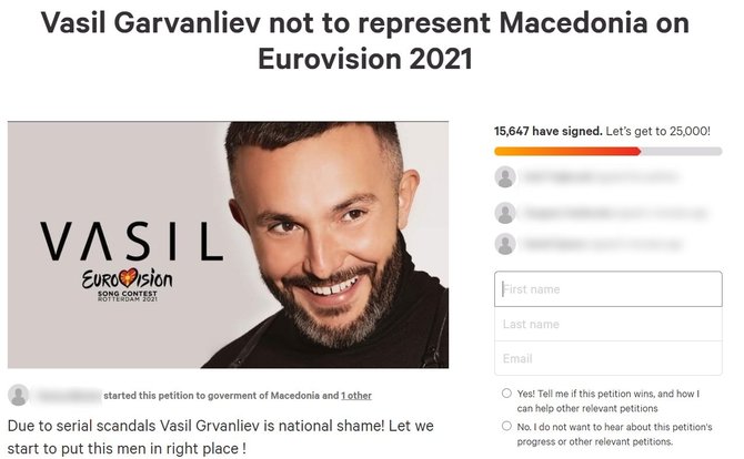 Change.org nuotr./Peticija prieš Vasilą Garvanlievą