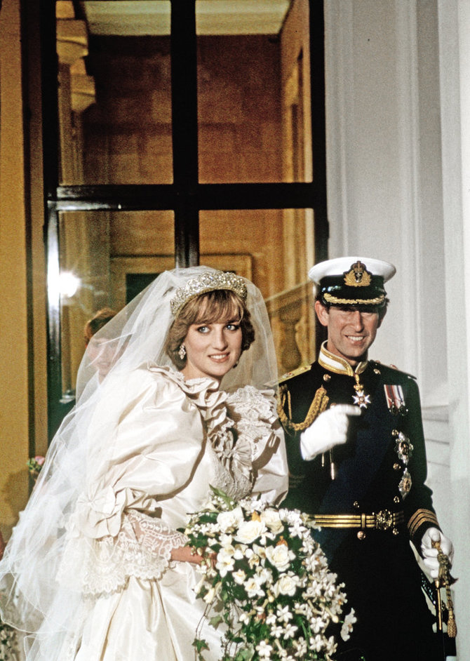 Vida Press nuotr./Princesės Dianos ir princo Charleso vestuvės 1981 m.