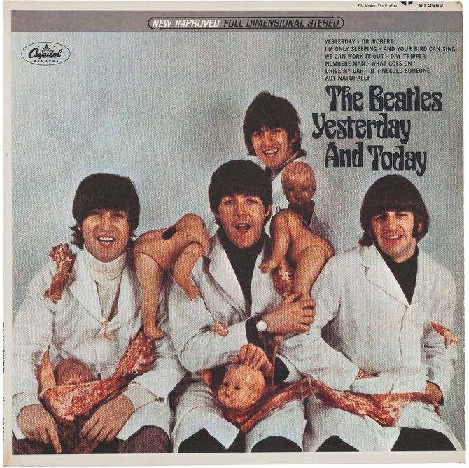 Vida Press nuotr./„The Beatles“ albumo „Yesterday And Today“ viršelis