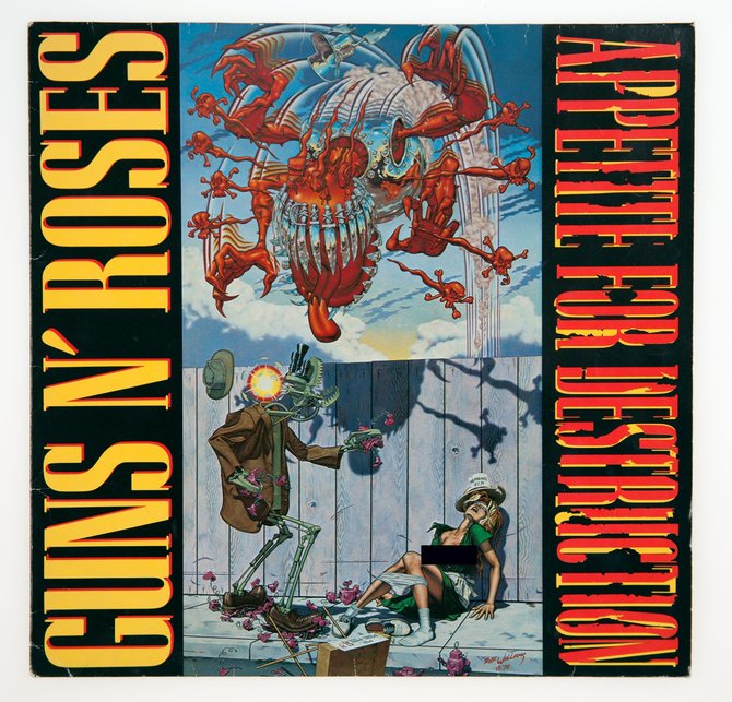 Vida Press nuotr./„Guns N' Roses“ albumo „Appetite for Destruction“ viršelis