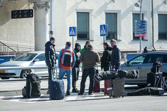 Arno Strumilos / 15min nuotr./Vilniaus oro uoste 