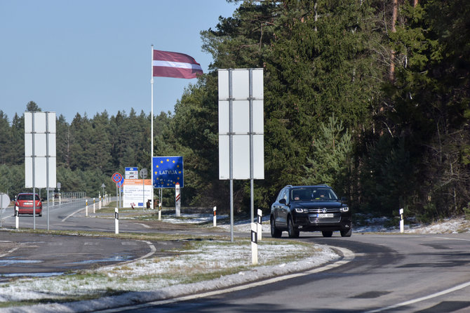 15min nuotr. Karolis Bakūnas/Pasienio postas kelyje Liepoja–Klaipėda 