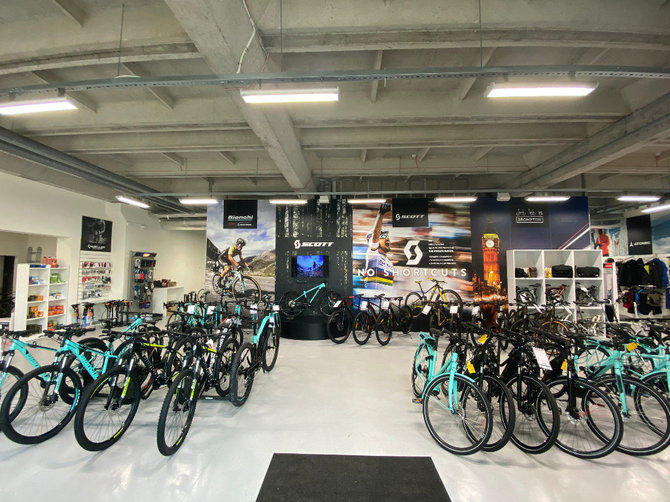 Įmonės nuotr./„Prosport.lt“ dviračių parduotuvė