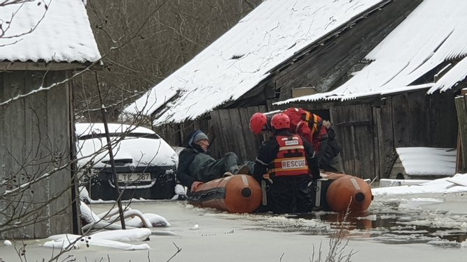 Rolando Žalgevičiaus nuotr./Potvynis pamaryje