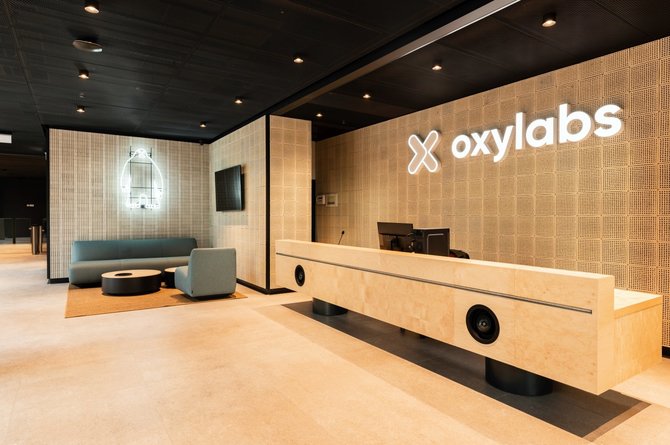 Įmonės nuotr./Oxylabs biuras 