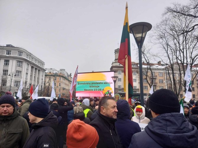 G.Kapsevičiaus nuotr./Ūkininkų protestas
