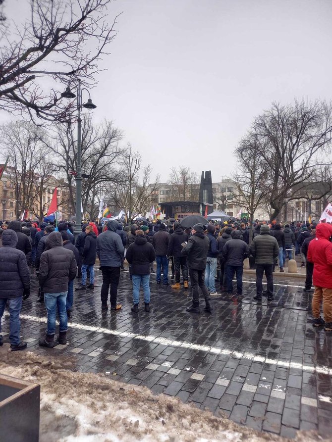 G.Kapsevičiaus nuotr./Ūkininkų protestas