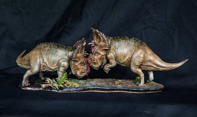 Shutterstock /Pachyrhinosaurus iliustracija