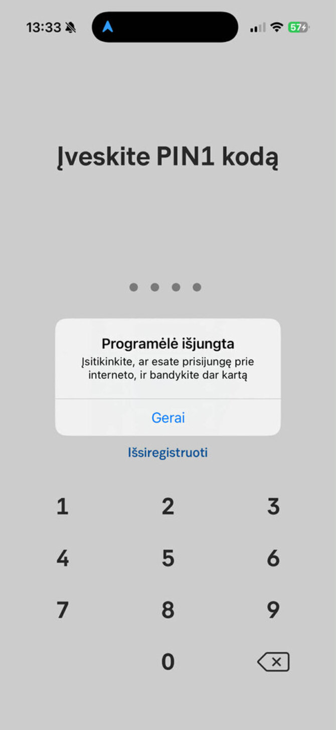 SEB mobili programėlė