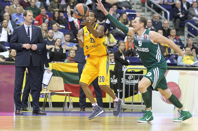 Euroleague.net nuotr./Alexas Renfroe, Darius Songaila