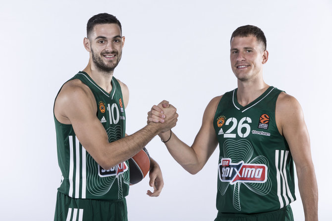 Euroleague.net/Ioannis Papapetrou ir Nemanja Nedovičius