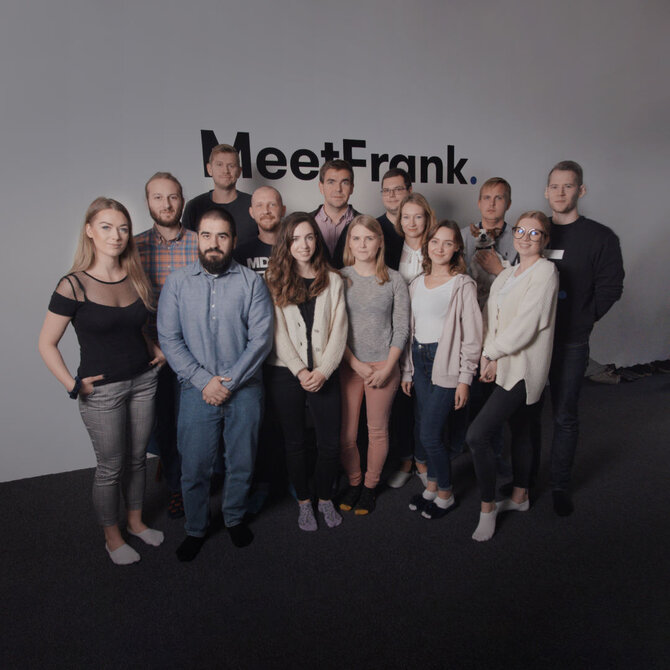 Partnerio nuotr./Slapto įdarbinimo programėle „MeetFrank“ naudojasi per 265 tūkst. žmonių