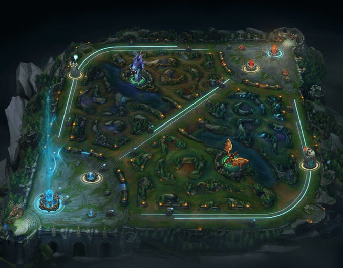 Summoners Rift - Riot Games