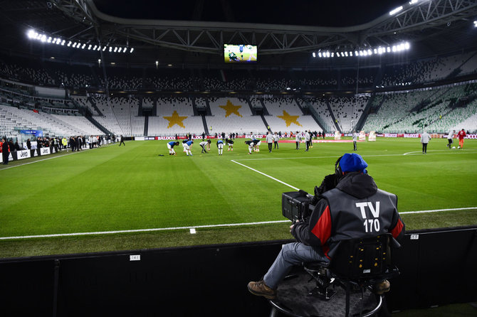 „Scanpix“ nuotr./Futbolas pamažu grįš į Italijos stadionus