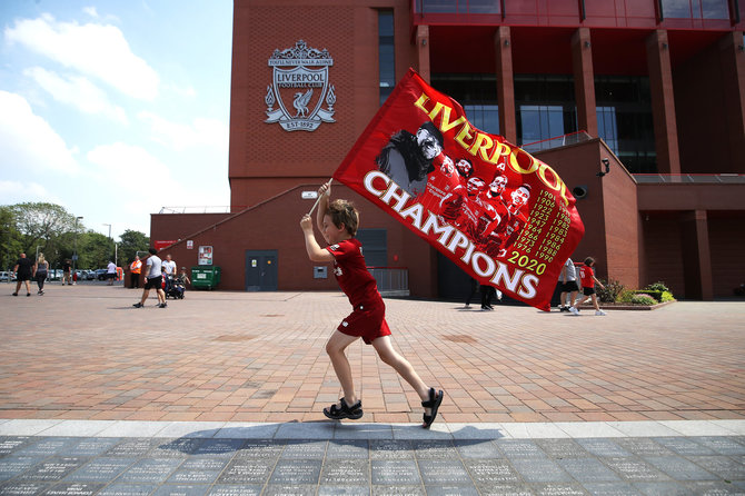„Scanpix“ nuotr./„Liverpool“ triumfas po 30 metų tapus Anglijos čempionais