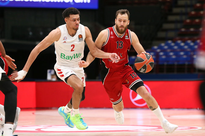 Getty Images/Euroleague.net nuotr./Miuncheno „Bayern“ ketvirtfinalyje žais prieš Milano „Olimpia“