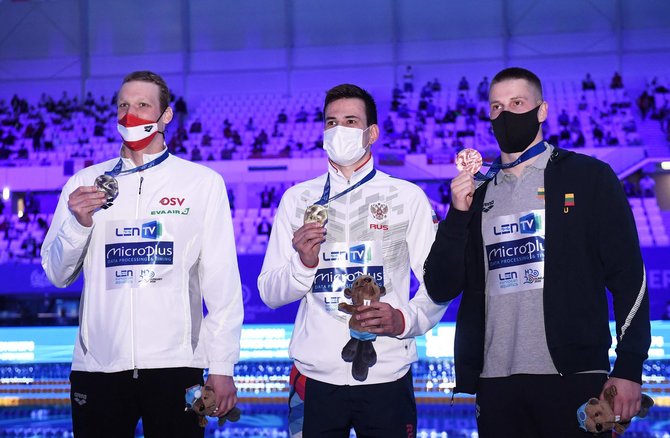 AFP/„Scanpix“ nuotr./Danas Rapšys iškovojo Europos čempionato bronzą