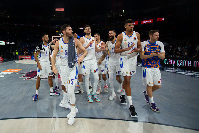 Getty Images/Euroleague.net nuotr./Madrido „Real“ žaidėjai