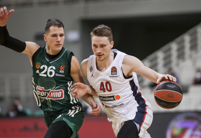 Getty Images/Euroleague.net nuotr./Marius Grigonis prieš Nemanją Nedovičių