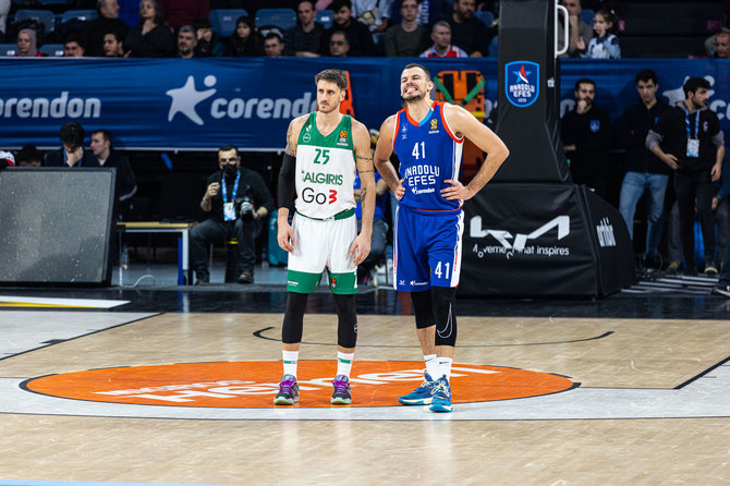 zalgiris.lt nuotr./Achille Polonara ir Ante Žižičius