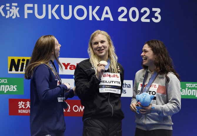 „Reuters“/„Scanpix“ nuotr./Lilly King, Rūta Meilutytė, Benedetta Pilato