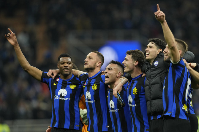 „Scanpix“/AP nuotr./Milano „Inter“ futbolininkai