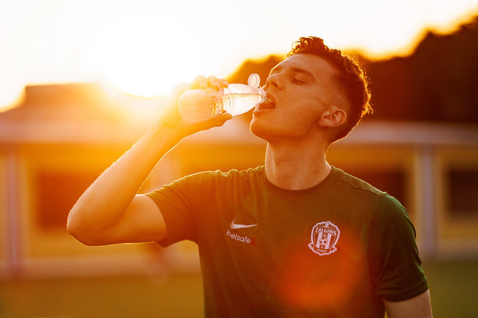 Elvio Žaldario / fkzalgiris.lt nuotr./Vilniaus „Žalgirio“ futbolininkų treniruotė