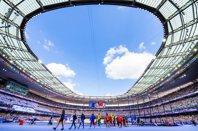 Kipro Štreimikio/LTOK nuotr./Ieties metikės „Stade de France“ stadione.