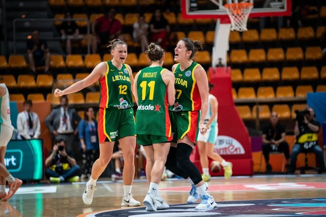 FIBA nuotr./Lietuvos moterų krepšinio rinktinės startas Europos čempionate