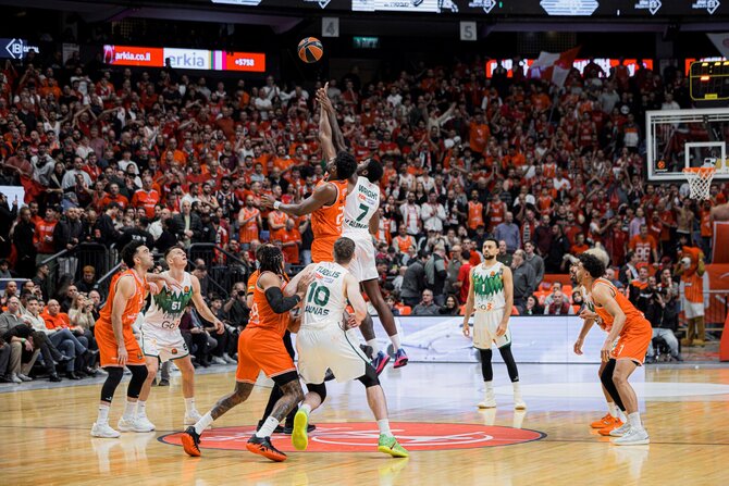 zalgiris.lt nuotr./Tel Avivo „Hapoel“ – Kauno „Žalgiris“