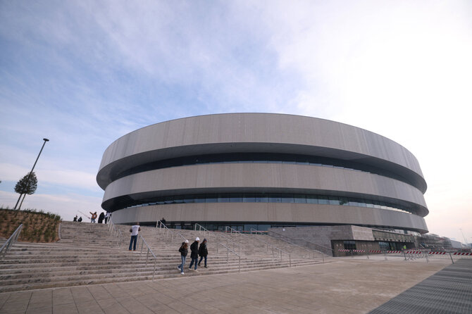 „Scanpix“ nuotr./Olimpinė „PalaItalia“ ledo arena