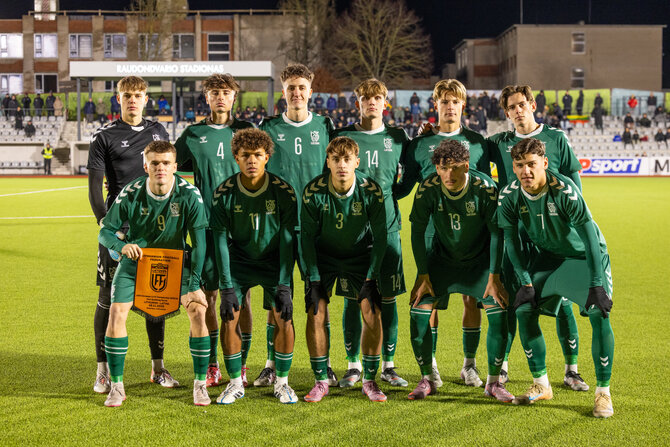 LFF nuotr./Lietuvos jaunimo (iki 19 metų) futbolo rinktinė