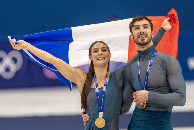 „Scanpix“ nuotr./Laurence Fournier Beaudry ir Guillaume'as Cizeronas