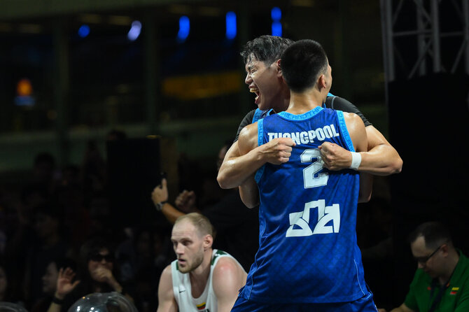 FIBA nuotr./Lietuvos 3x3 rinktinė nusileido Tailandui