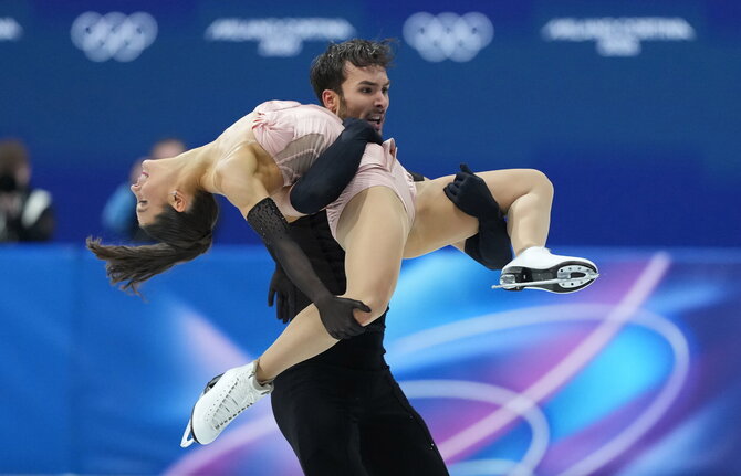 „Scanpix“ nuotr./Laurence Fournier Beaudry ir Guillaume'as Cizeronas