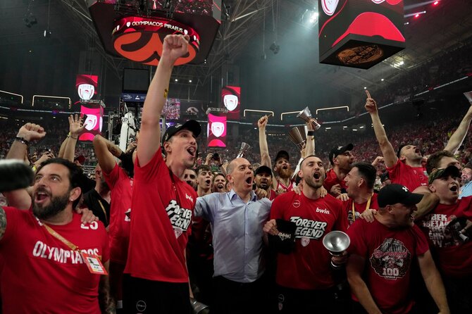 „Scanpix“ nuotr./„Olympiakos“ triumfas