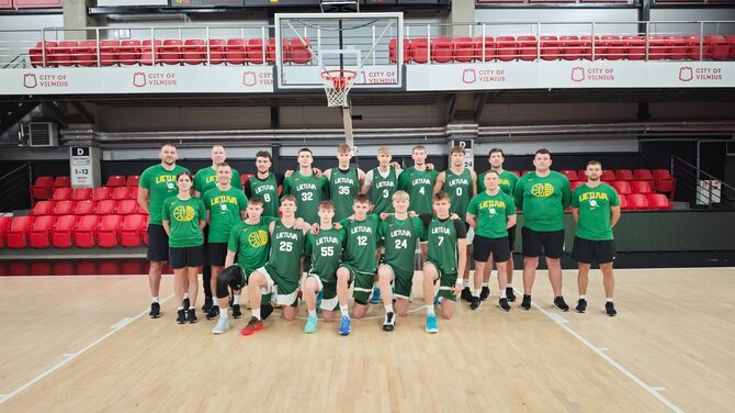 LTU Basketball nuotr./U20 Lietuvos rinktinė
