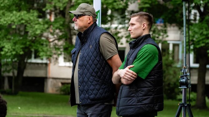 zalgiris.lt nuotr./Arvydas Sabonis ir Ąžuolas Tubelis