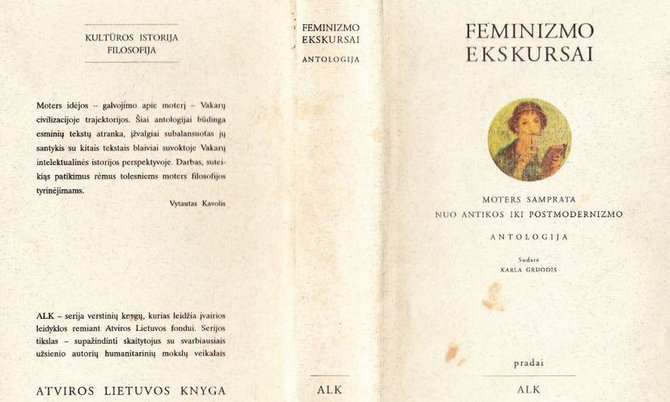 Knygos viršelis/„Feminizmo ekskursai: moters samprata nuo antikos iki postmodernizmo“