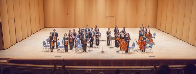 LNF nuotr./Taivano nacionalinio simfoninio orkestro stryginių grupė