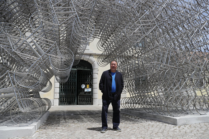 „Scanpix“/AP nuotr./„Forever Bicycles“, Ai Weiwei