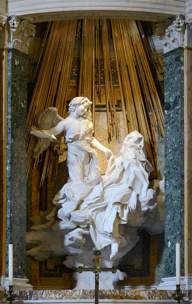 Wikipedia Commons nuotr./„The Ecstasy of Saint Teresa“ (liet. „Šventos Terezės ekstazė“) Roma, Italija