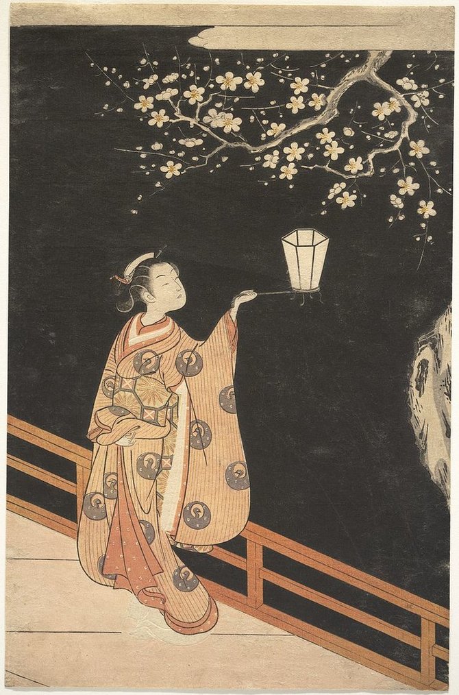 Wikipedia Commons nuotr./Suzuki Harunobu ukijo-ė