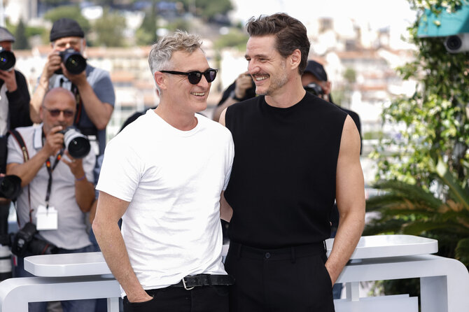 „Scanpix“/AP nuotr./Joaquin Phoenix ir Pedro Pascal 