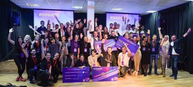 "Edtech Hackathon 2019" apdovanojimai / organizatorių nuotr.