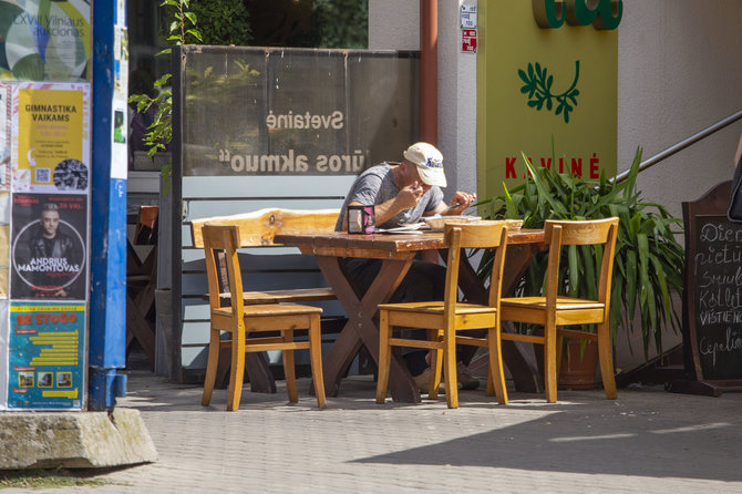 Ernestos Čičiurkaitės / 15min nuotr./Laisvalaikis Palangos Basanavičiaus gatvėje