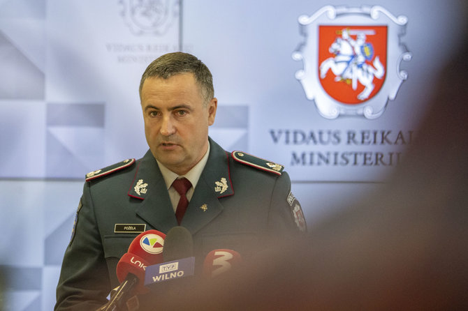 Ernestos Čičiurkaitės / 15min nuotr./Policijos generalinis komisaras Renatas Požėla