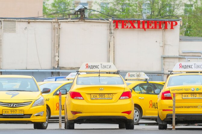 „Yandex Taxi“ automobiliai. 123rf.com nuotrauka.